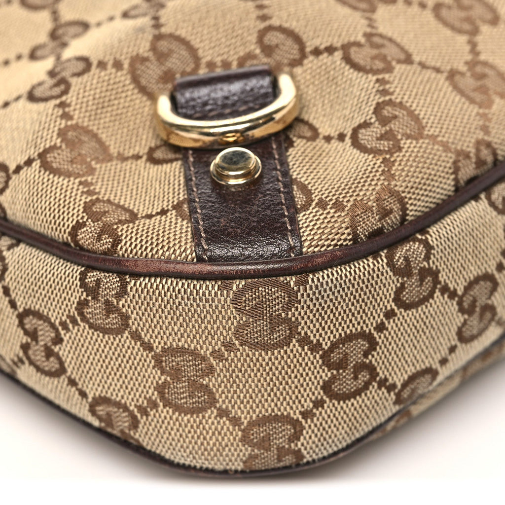 Monogram Medium Abbey D Ring Hobo Brown