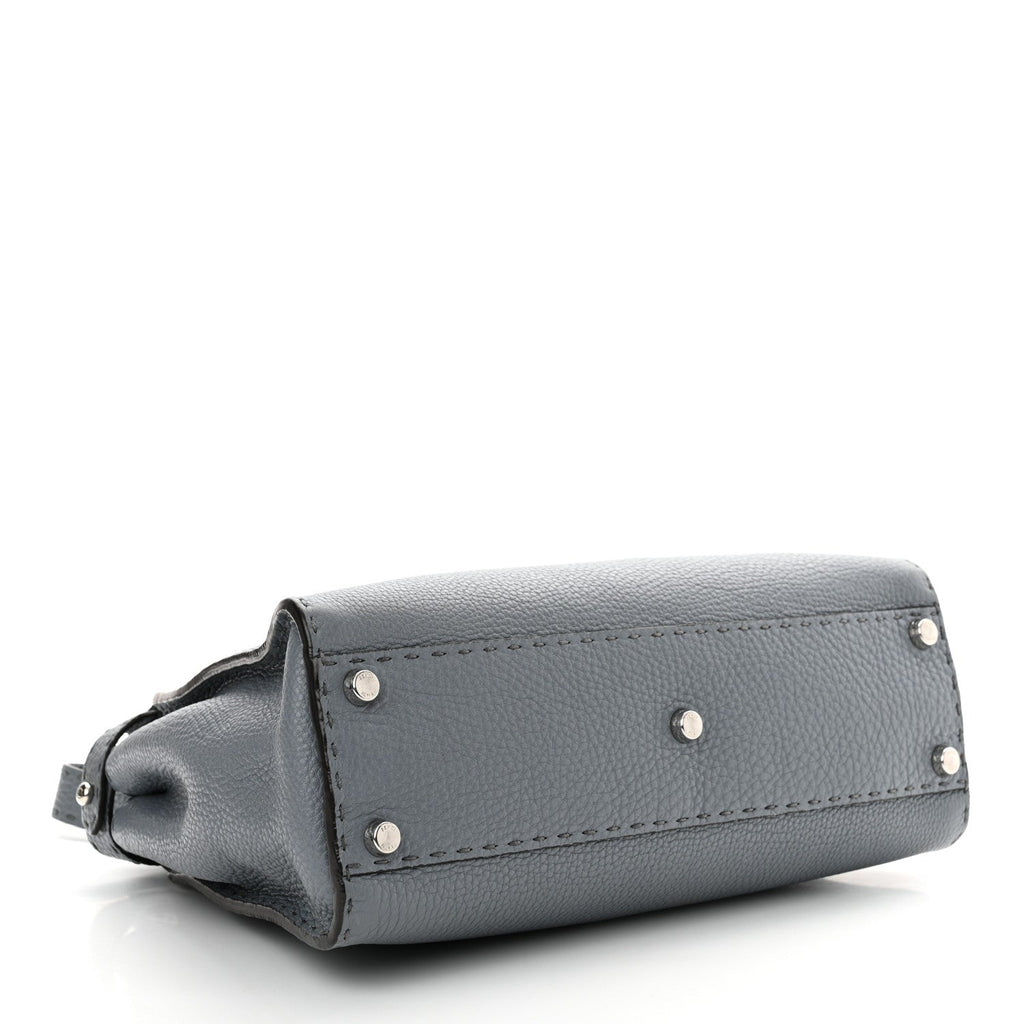Cuoio Romano Selleria Bi-Color Medium Peekaboo Iconic Satchel Nube Bordeaux