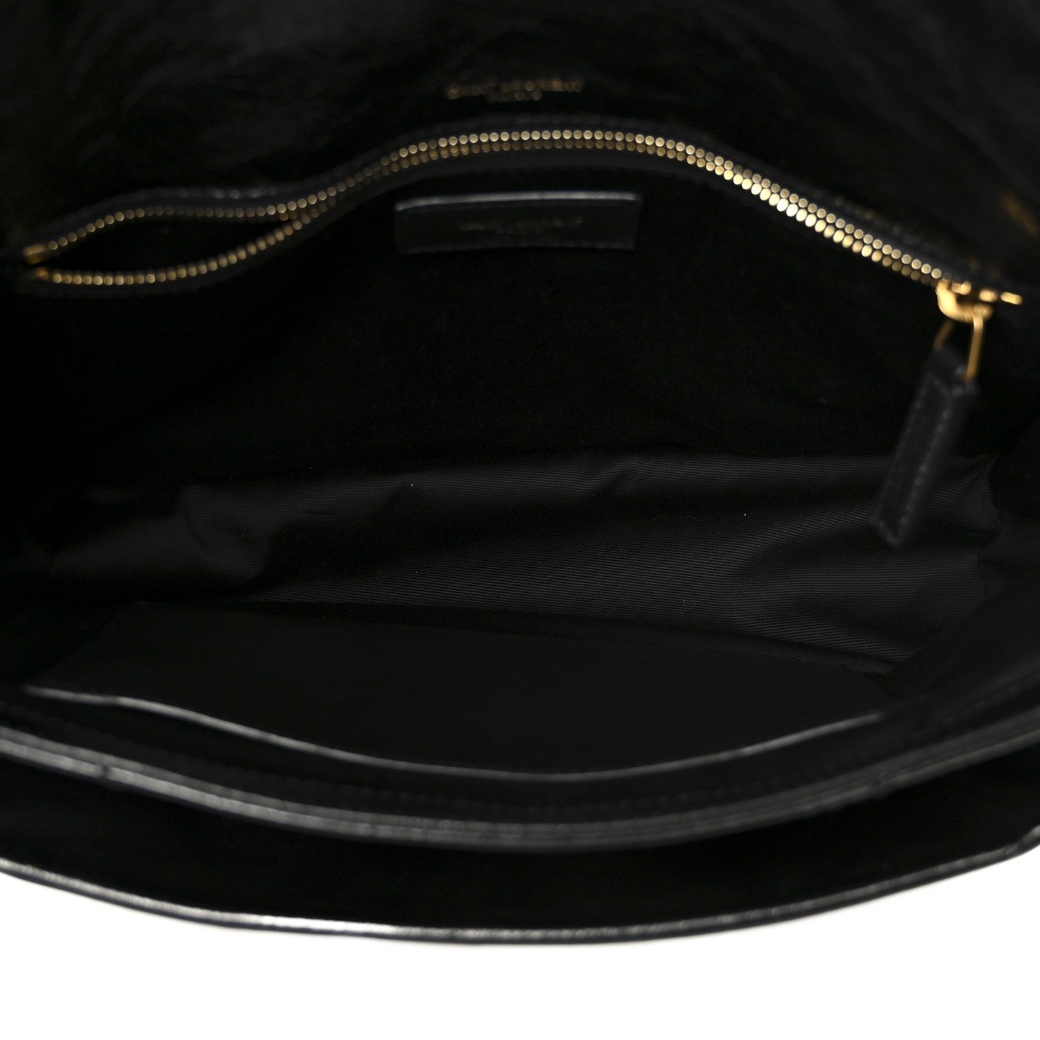 Crinkled Calfskin Matelasse Monogram Medium Niki Chain Satchel Black