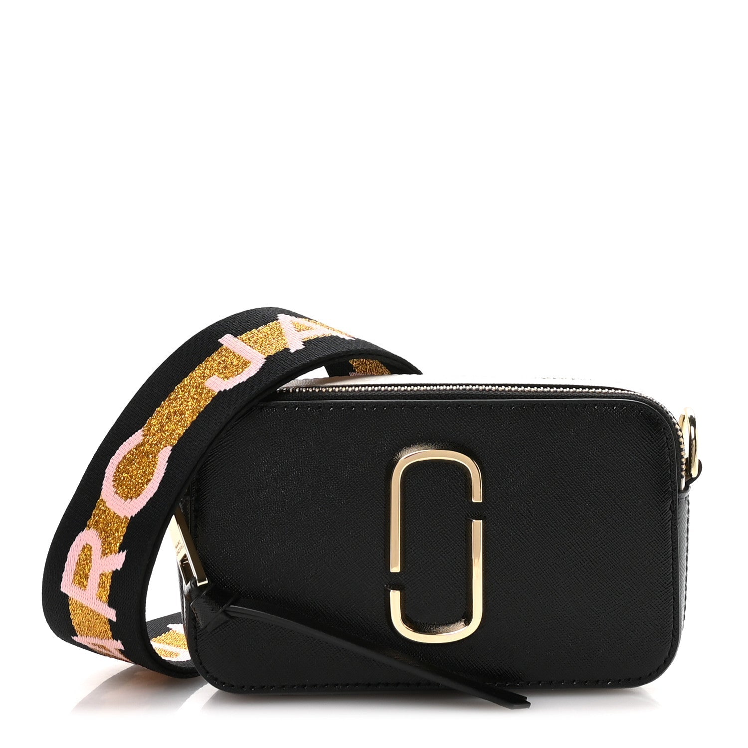 Saffiano Small Snapshot Camera Black Mulitcolor