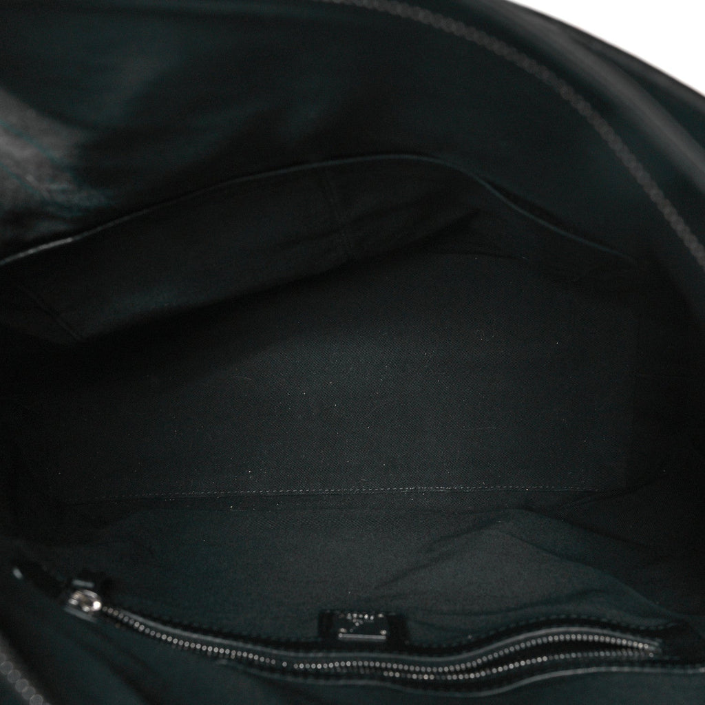 Calfskin Ottomar Large Klara Hobo Black