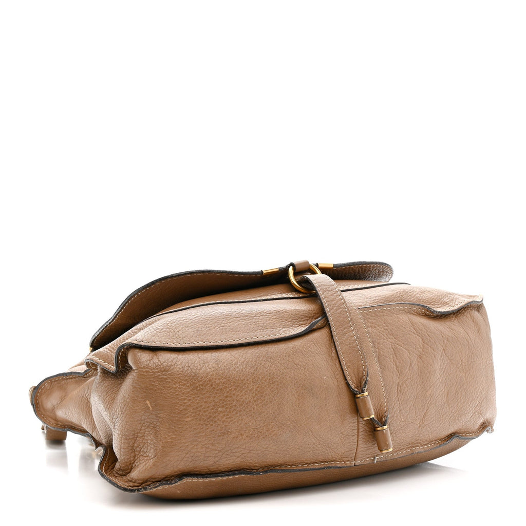 Calfskin Medium Marcie Satchel Nut