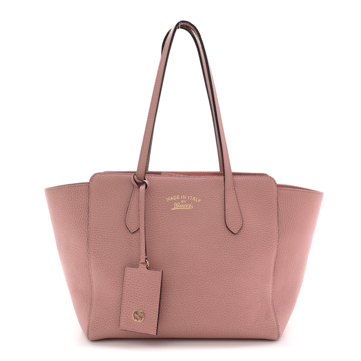 Dollar Calfskin Small Swing Tote Soft Pink