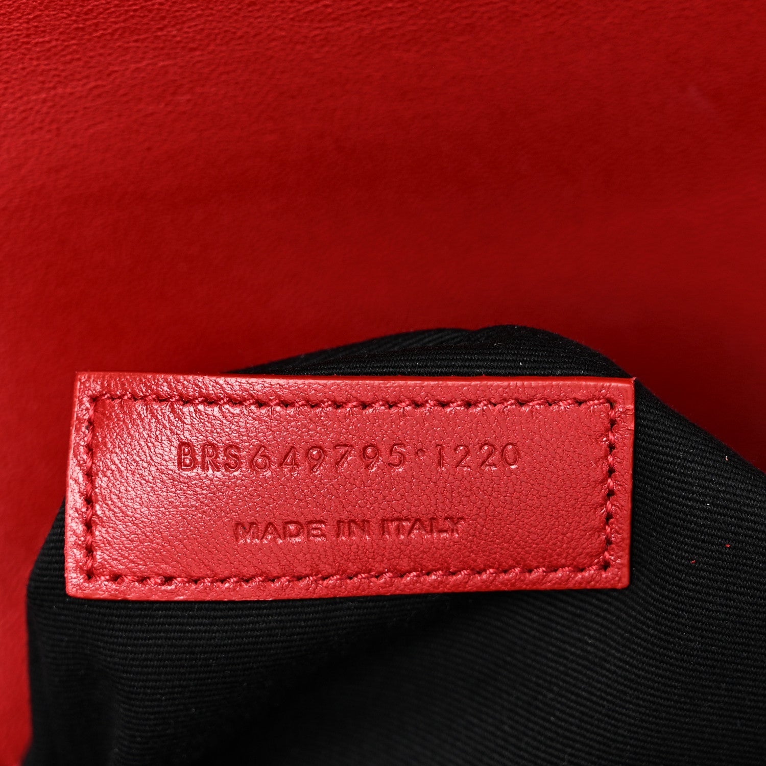Smooth Calfskin Le Maillon Satchel Rouge Eros