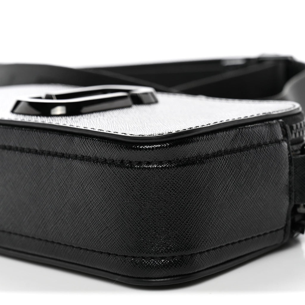 Saffiano Snapshot Camera Bag Black