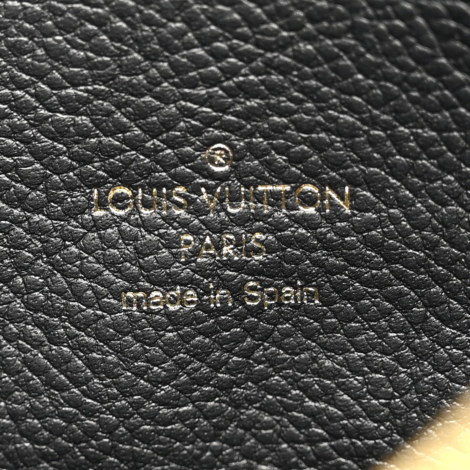 Empreinte Monogram Giant Double Zip Pochette Black Cream