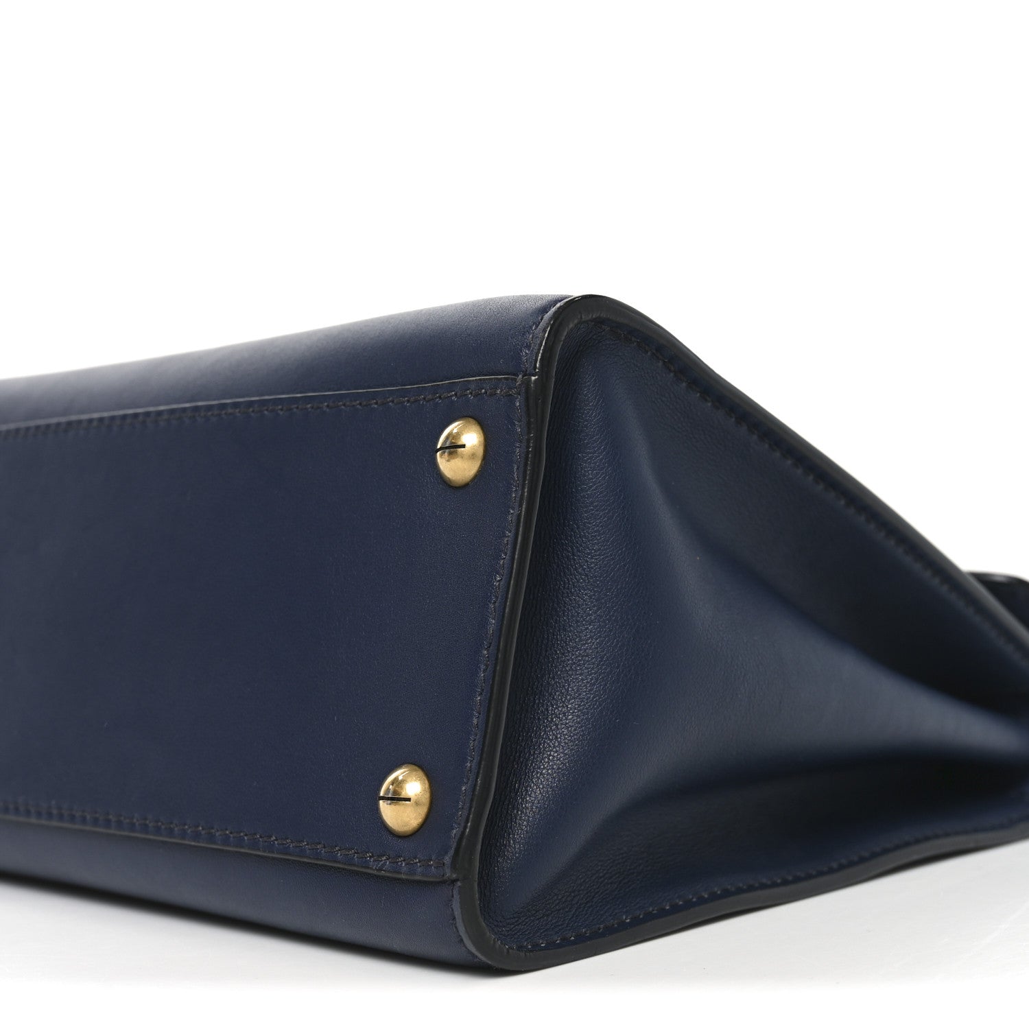 Calfskin Dioraddict Top Handle Navy Blue