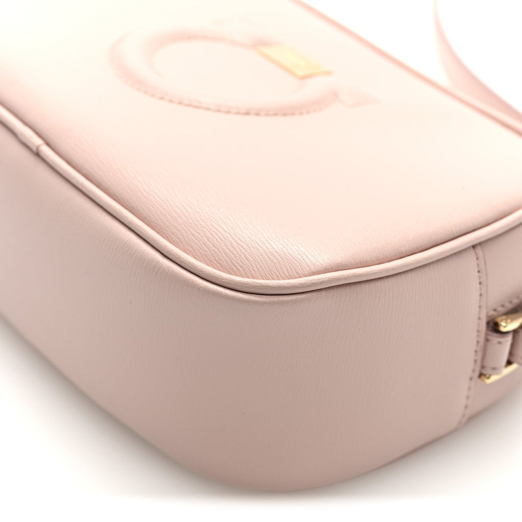 Calfskin City Goncho Crossbody Camera Bag BonBon