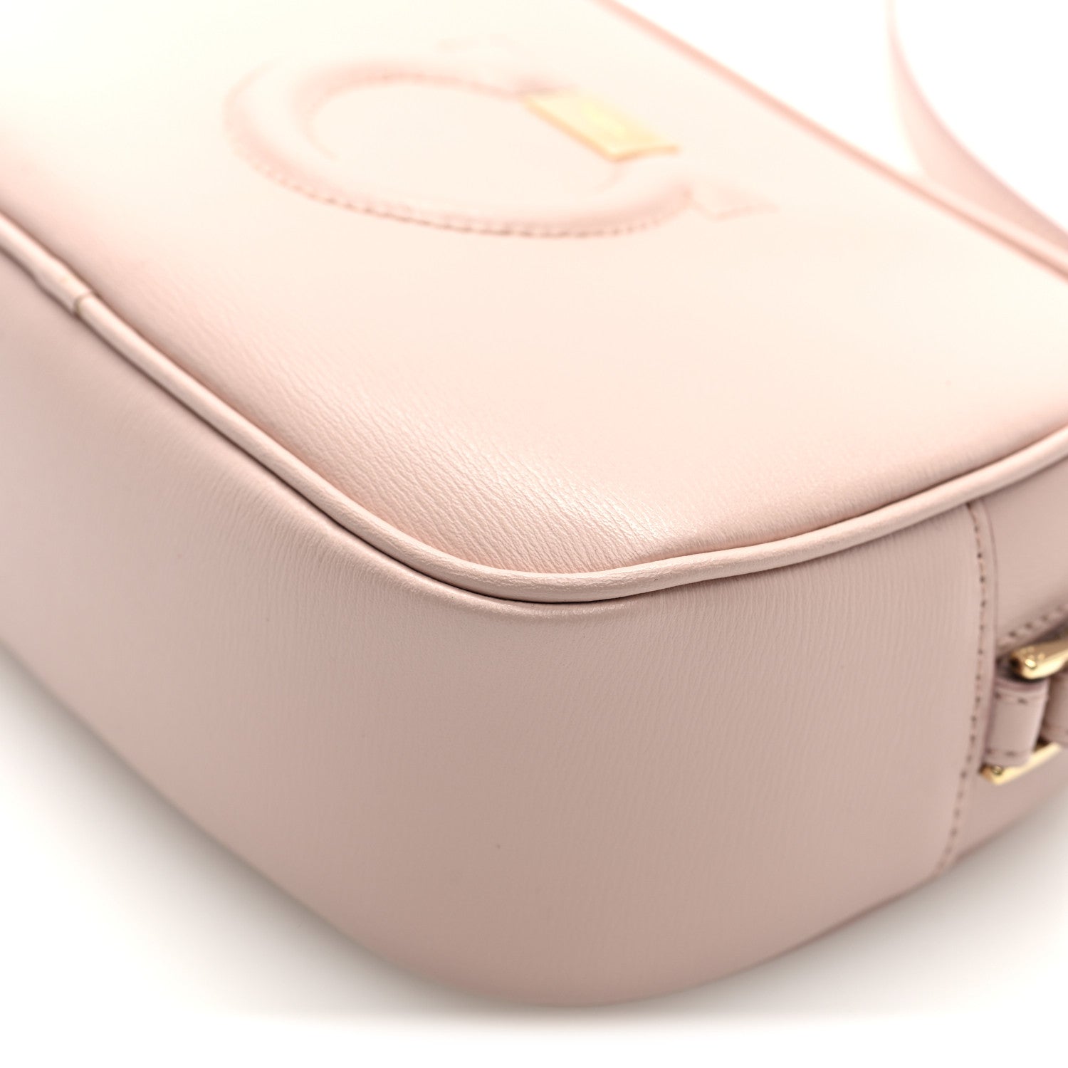 Calfskin City Goncho Crossbody Camera Bag BonBon