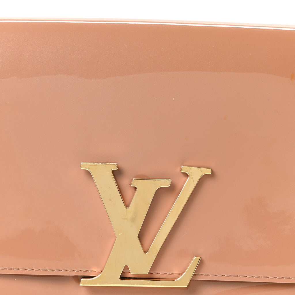 Patent Louise New Sobe Clutch Rose Velours