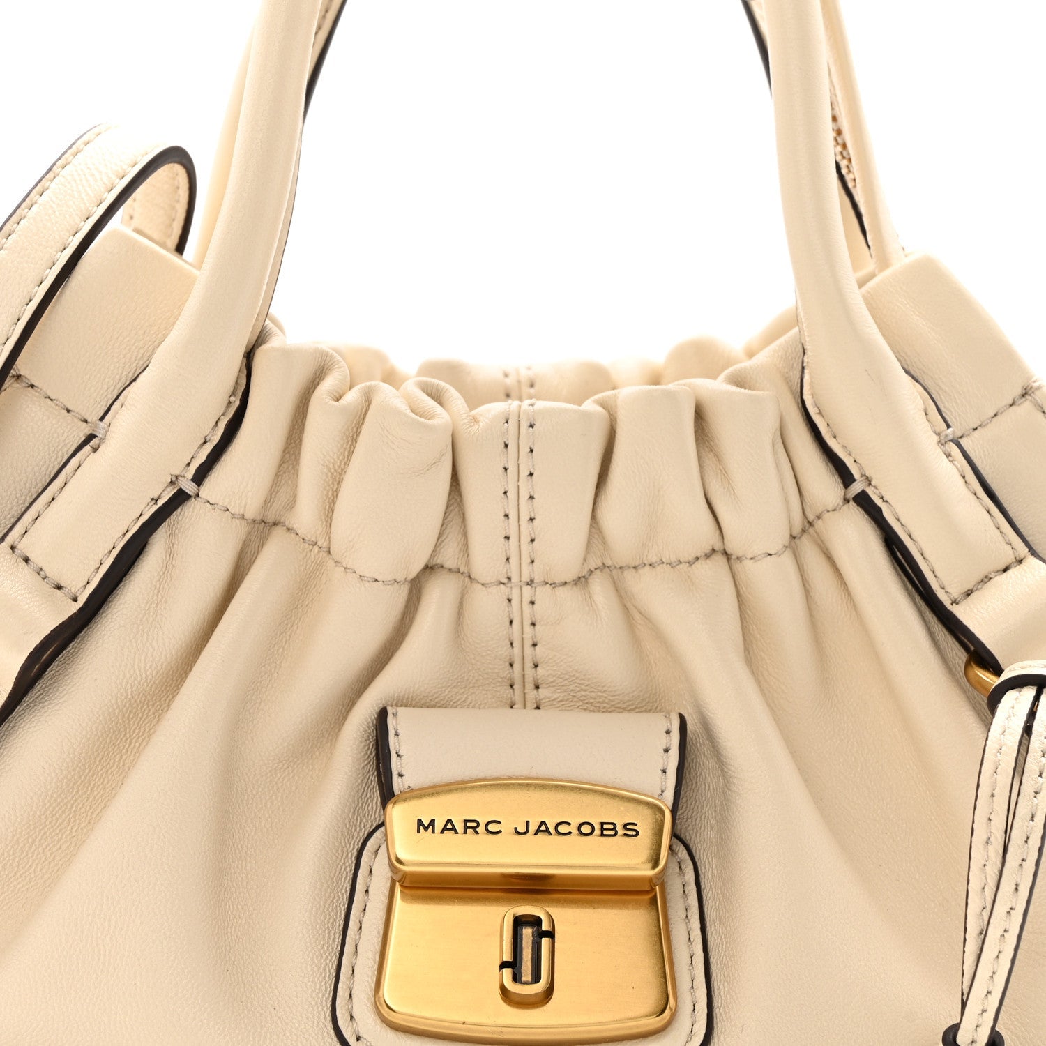 Calfskin Small The Cristina Satchel Ivory