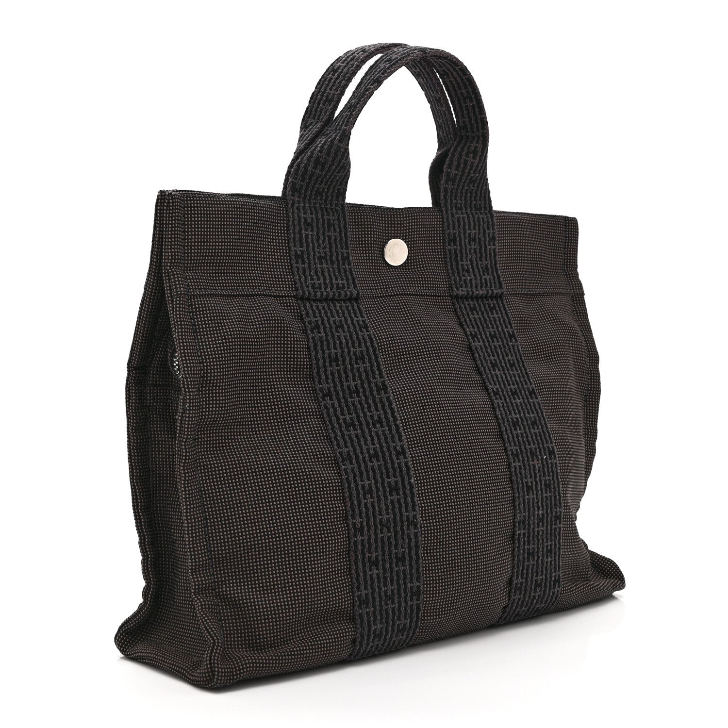 Canvas Herline PM Tote Grey