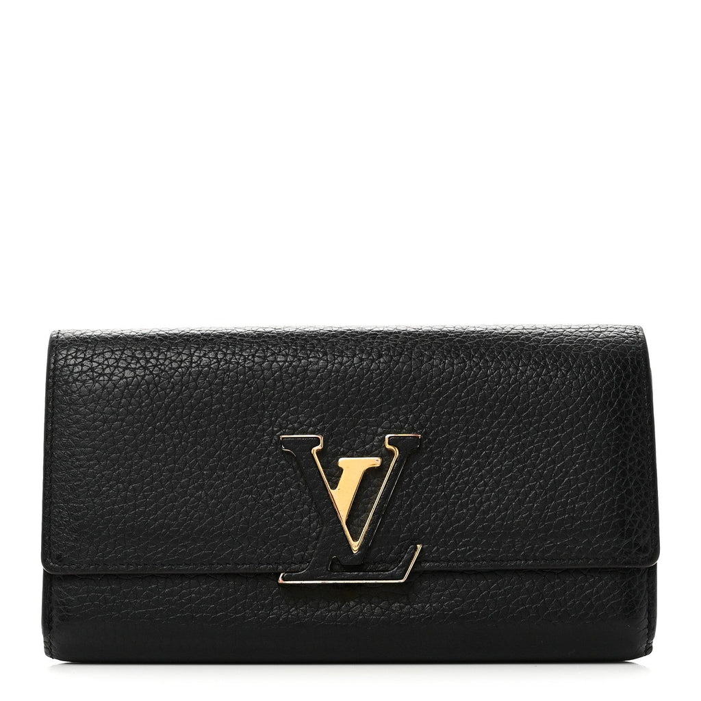 Taurillon Capucines Wallet Black