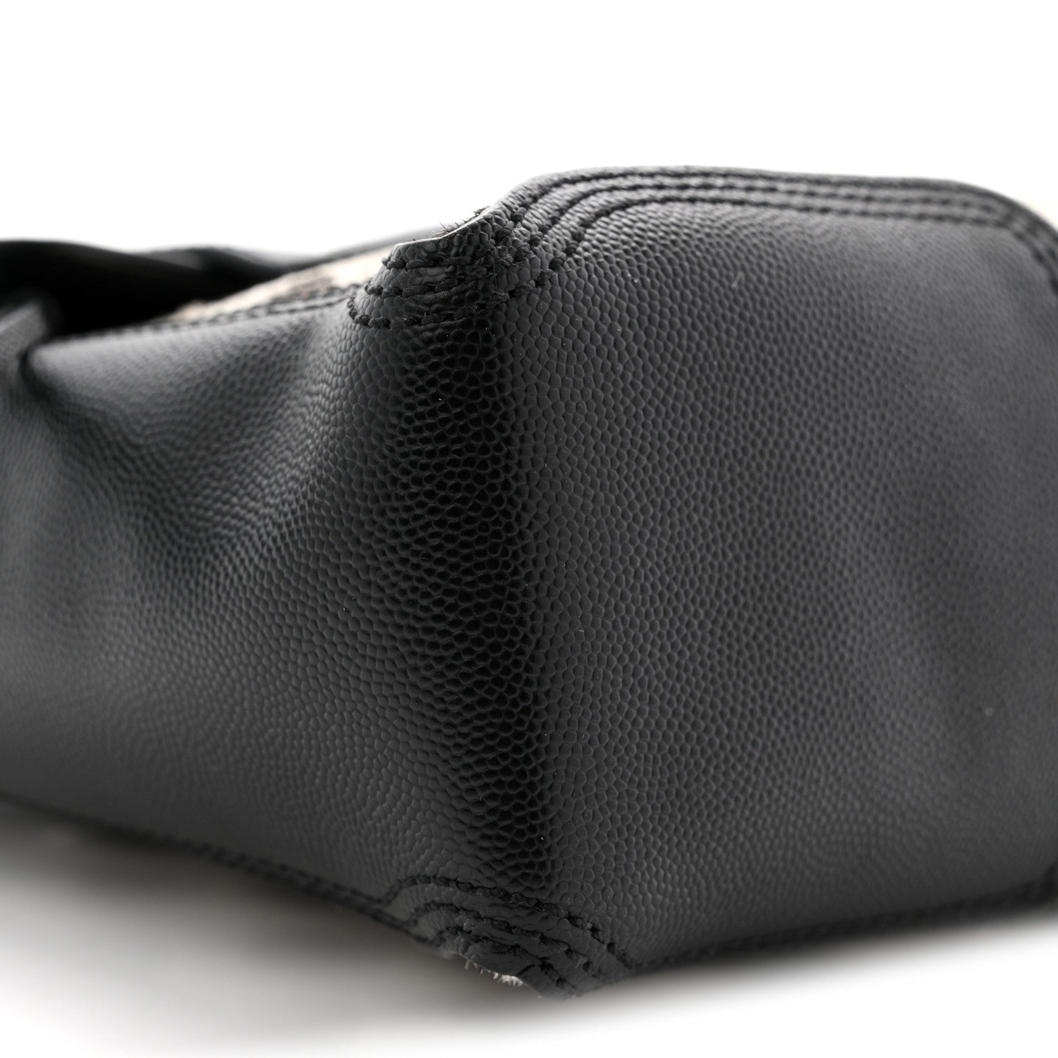 Calf Hair Polka Dot Mini Pashli Satchel Black