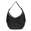Supple Calfskin Cuir Triomphe Medium Heloise Shoulder Bag Black
