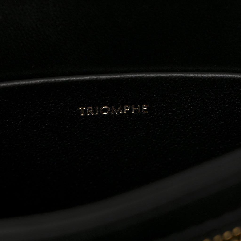 Shiny Calfskin Teen Triomphe Black