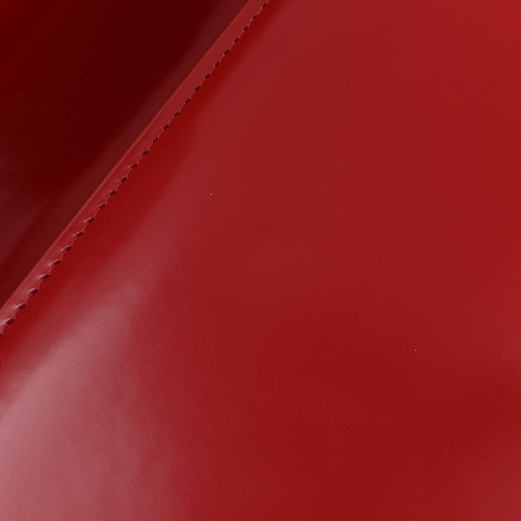 Glazed Calfskin Le Grand Bambino Red
