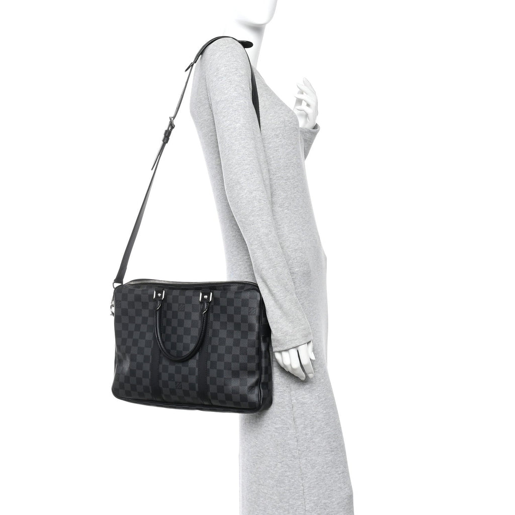 Damier Graphite Porte Documents Voyage PM