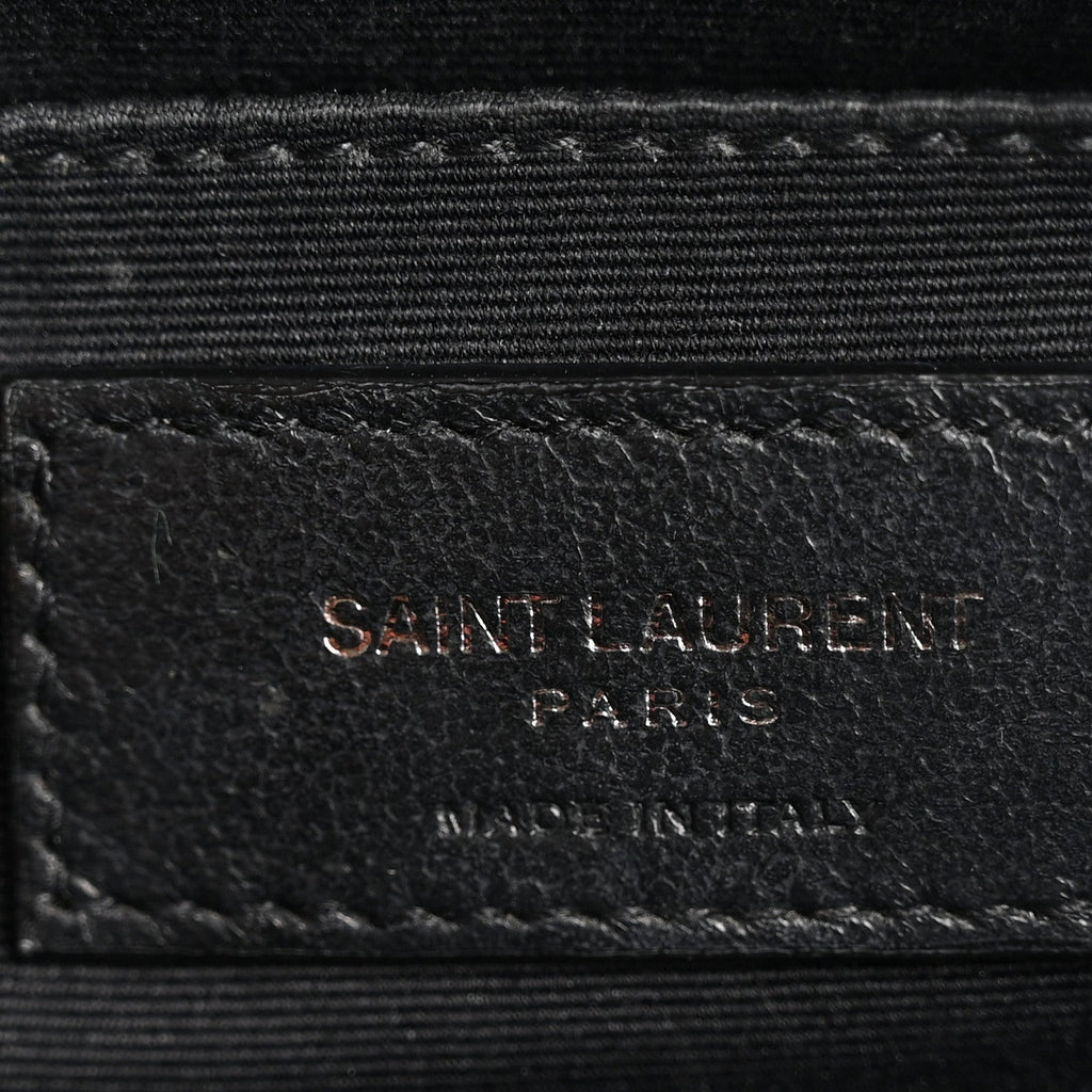 Calfskin Matelasse Monogram Monochrome Lou Camera Bag Black