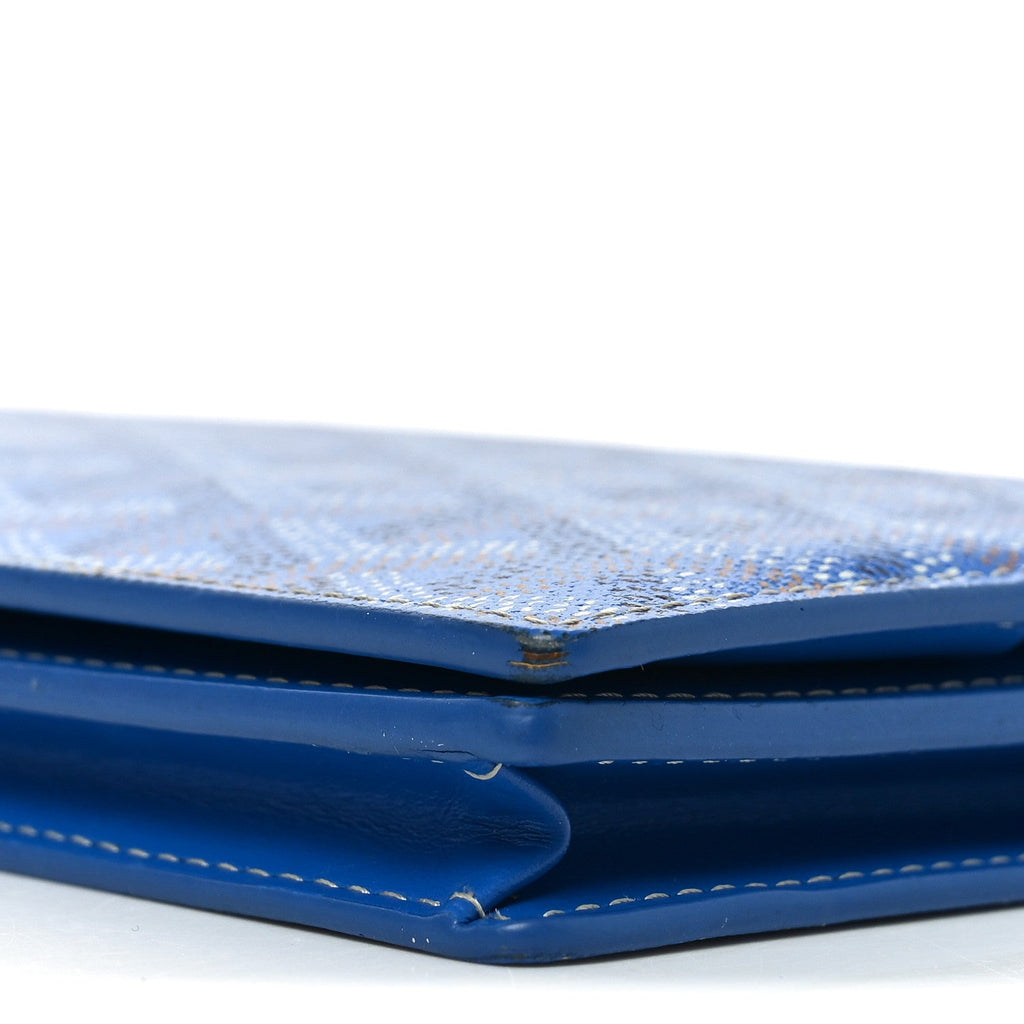 Goyardine Richelieu Wallet Sky Blue