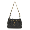 Caviar Quilted Mini Chanel 25 Handbag Black