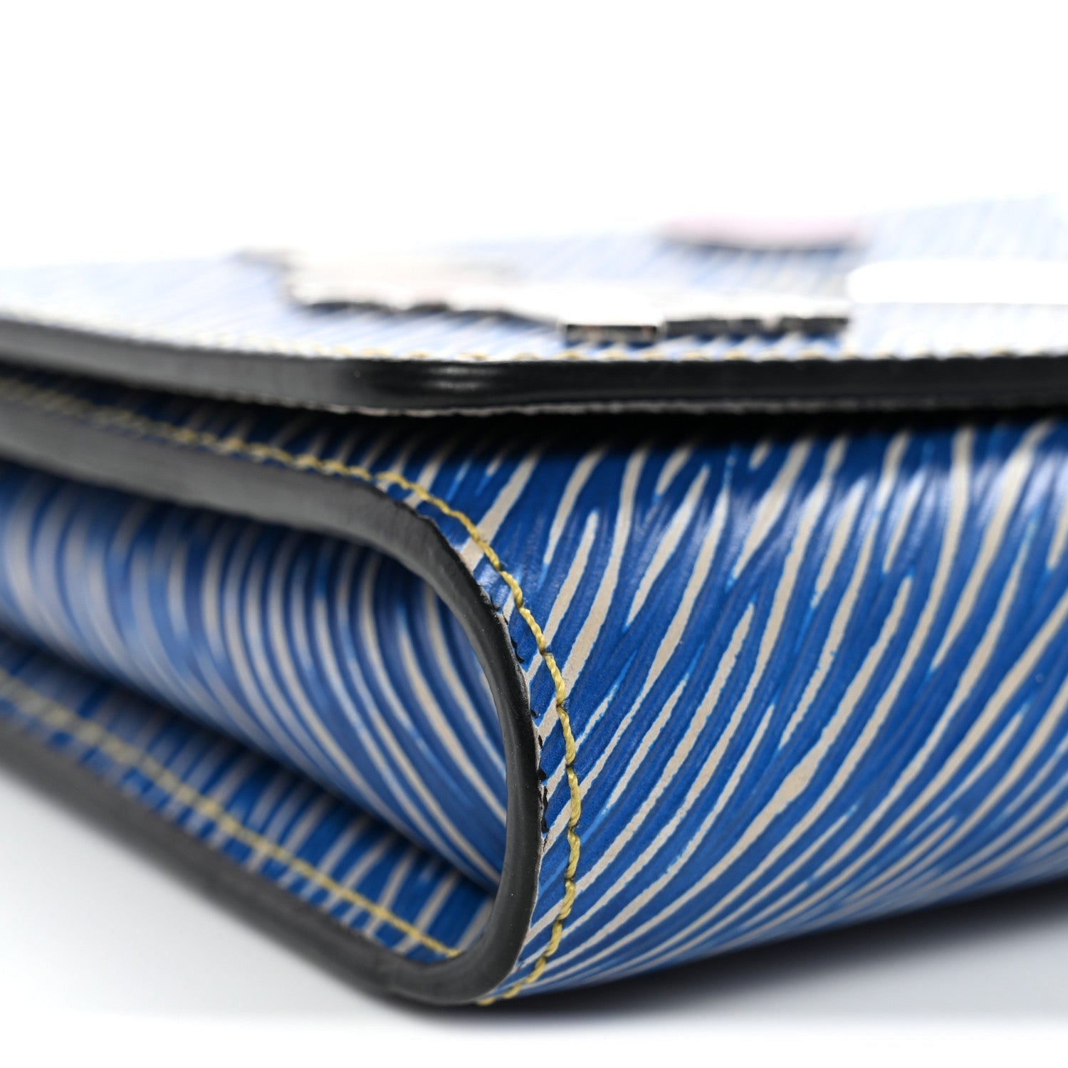 Epi Pins Twist Chain Wallet Denim Light
