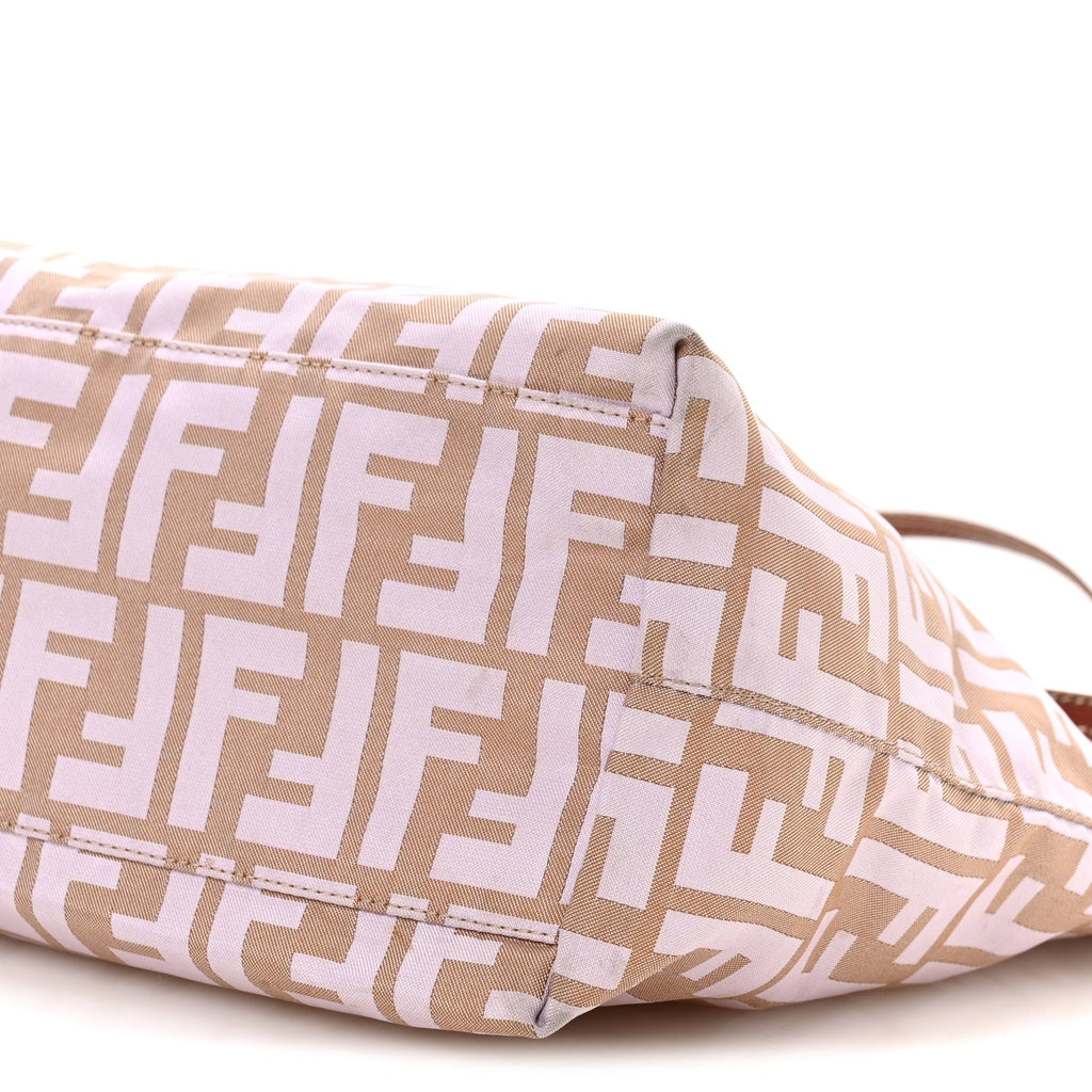 Zucca Roll Tote Beige Brown
