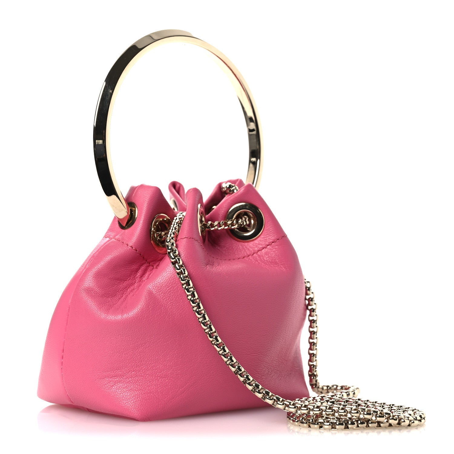 Calfskin Micro Bon Bon Bag Candy Pink
