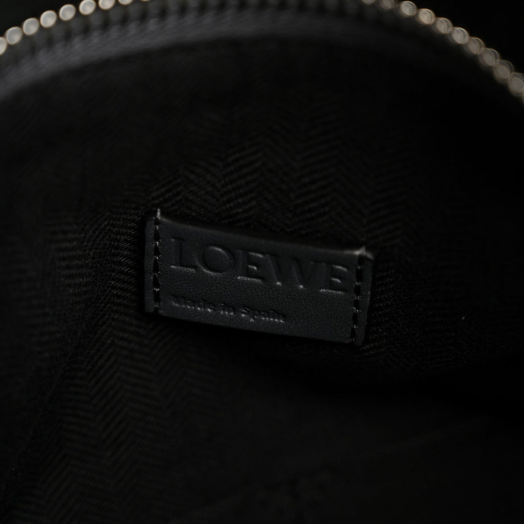 Grained Calfskin Large Puzzle Edge Bag Anthracite