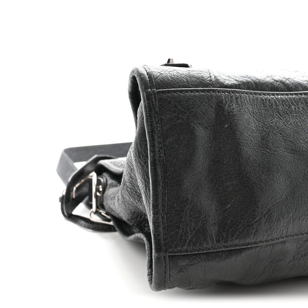 Agneau Classic Silver Hardware City Gris Fossile