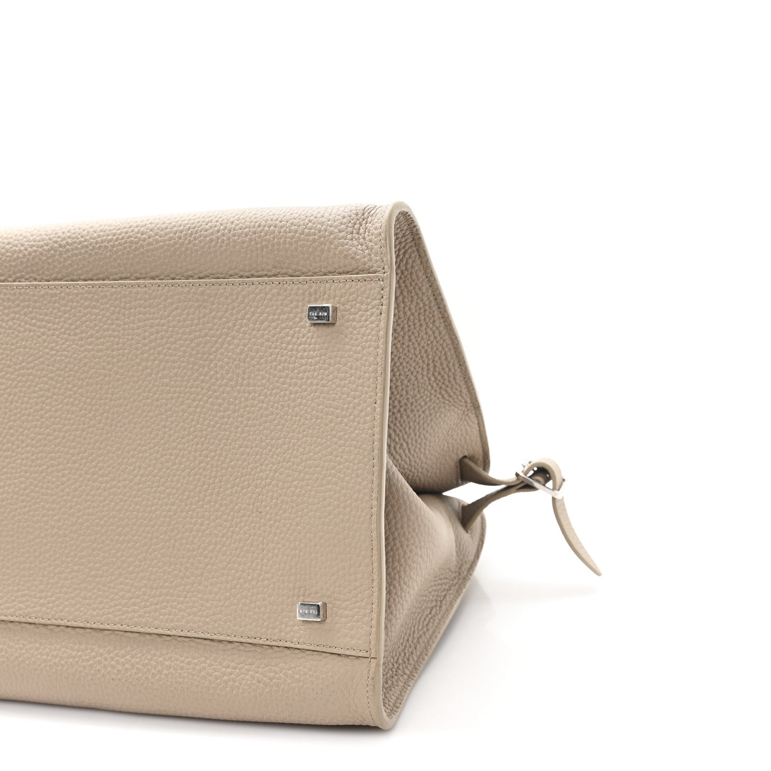 Matte Grained Calfskin Soft Margaux 15 Dark Taupe