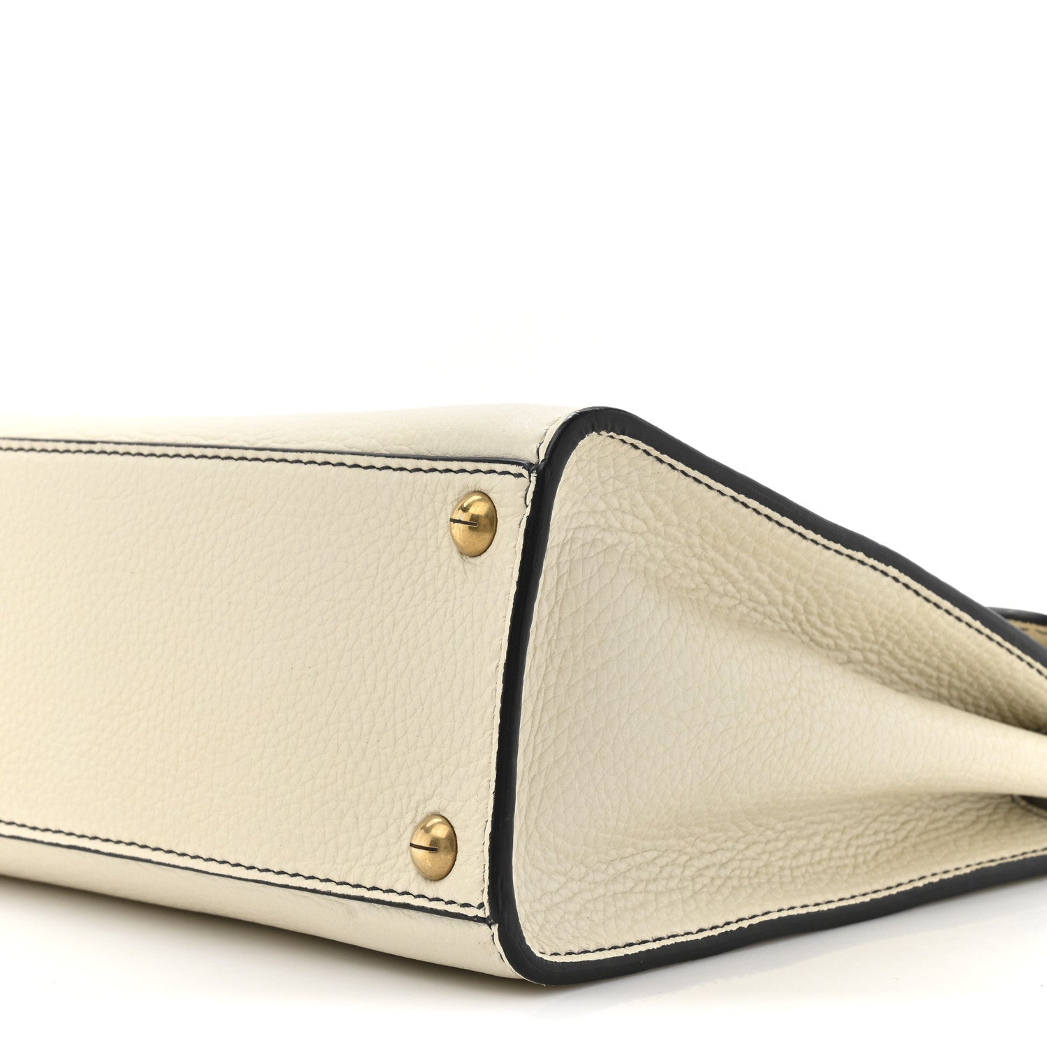 Calfskin Dioraddict Top Handle White