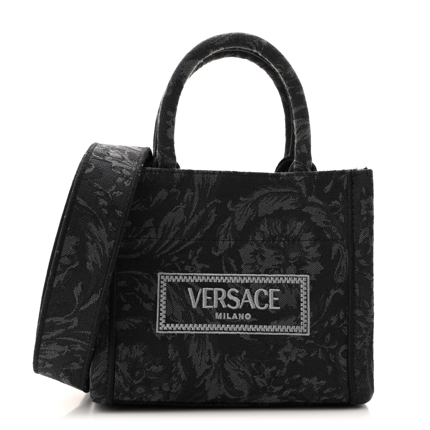 Jacquard Barocco Extra Small Athena Tote Black