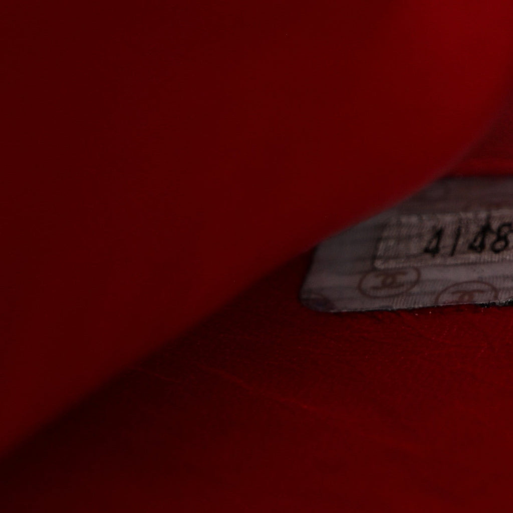 Lambskin Quilted Medium Single Flap Red