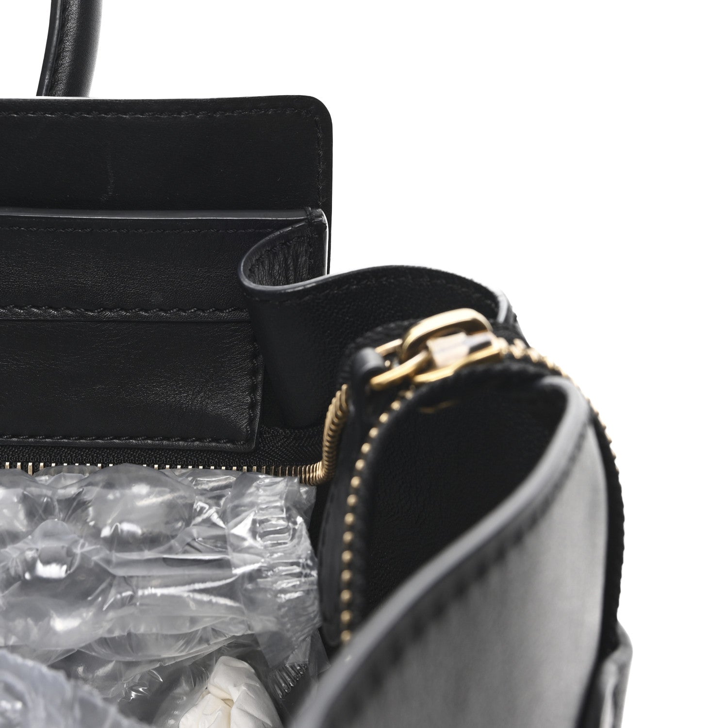 Smooth Calfskin Mini Luggage Black