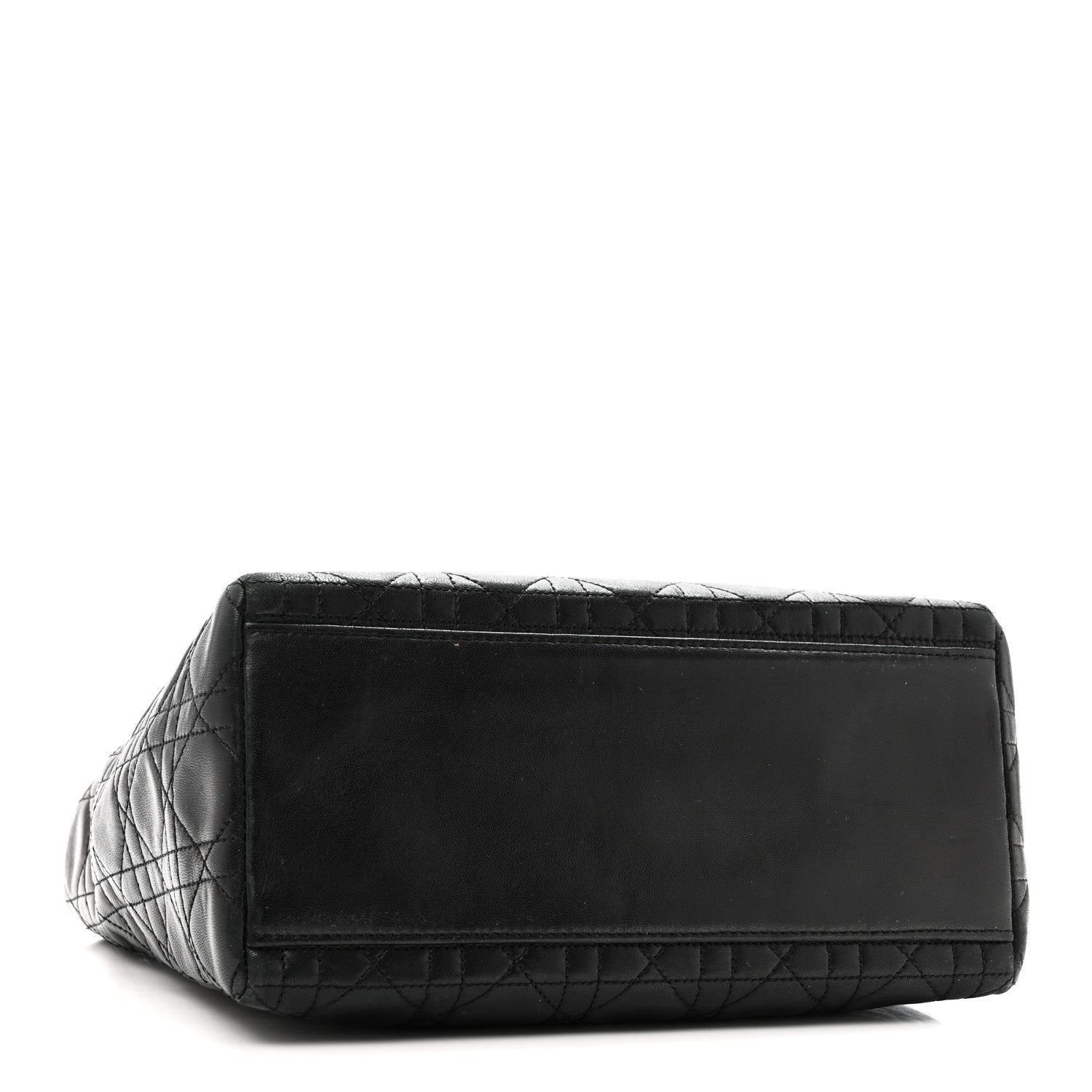 Lambskin Cannage Medium Lady Dior Black