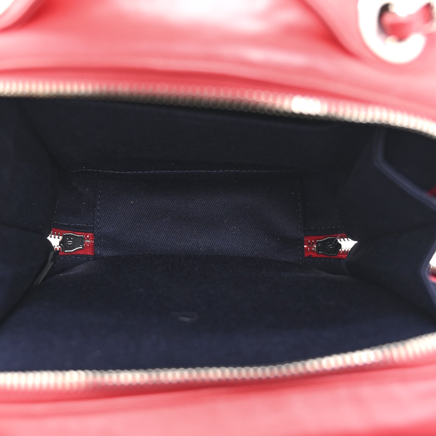 Aged Calfskin Quilted Top Handle Camera Case Red