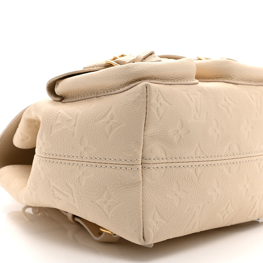 Empreinte Monogram Backup Backpack Cream
