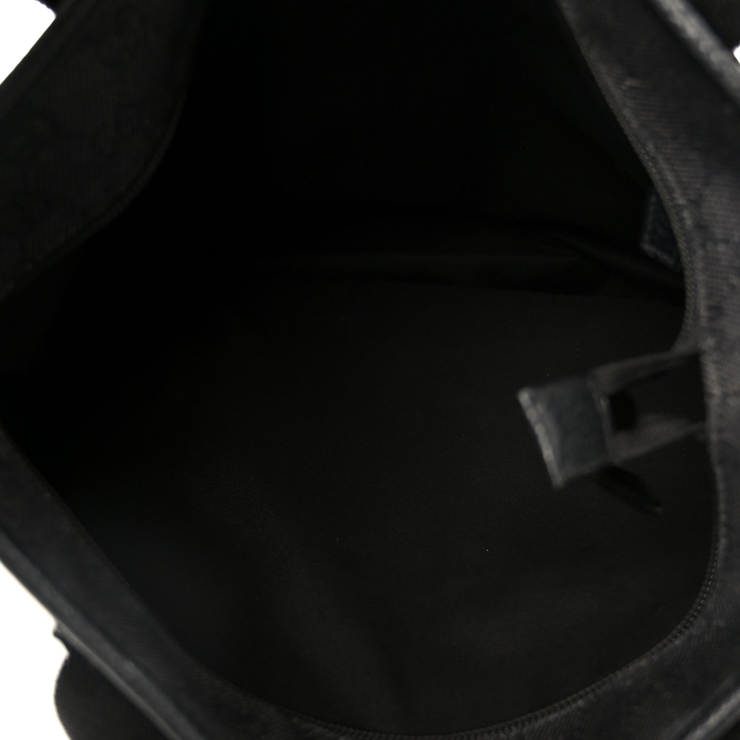Denim Monogram Tote Bag Black