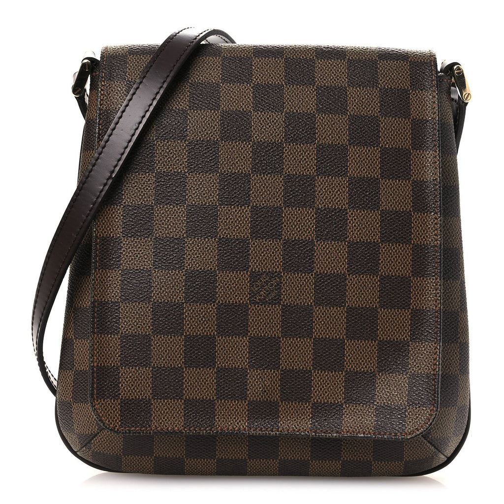 Damier Ebene Musette Salsa Long Strap