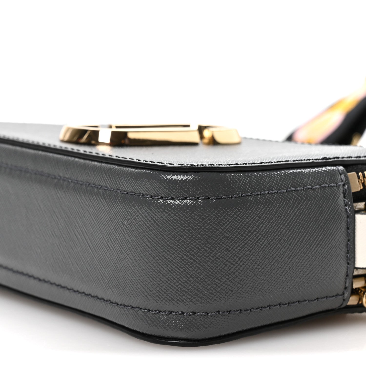 Saffiano Small Snapshot Camera Black Mulitcolor