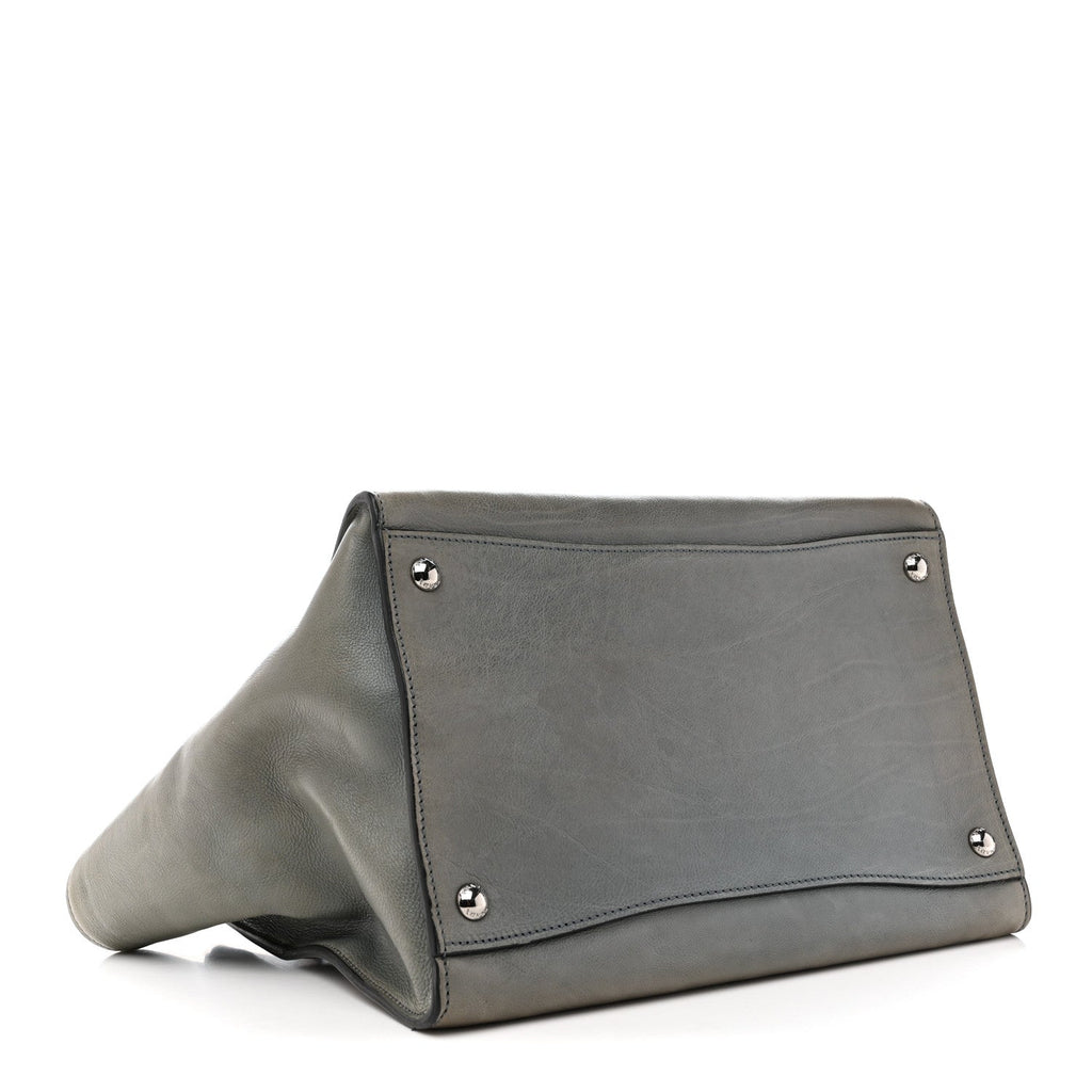 Glace Calf Twin Pocket Tote Marine