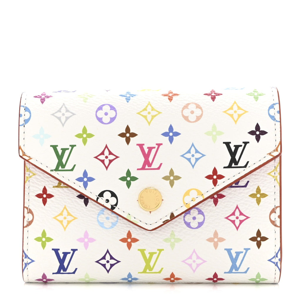 LV x TM Monogram Multicolor Victorine Wallet White