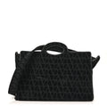Toile Iconographe Goatskin Le Troisieme Shopping Bag Black