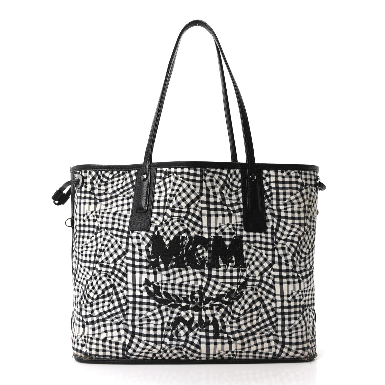 Visetos Medium Liz Reversible Shopper Tote Black