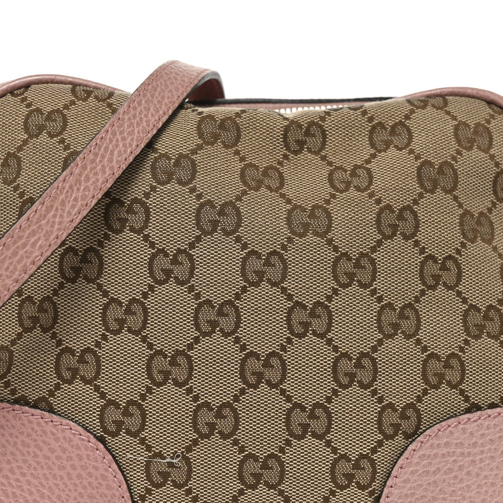 Monogram Mini Bree Messenger Bag Beige Soft Pink