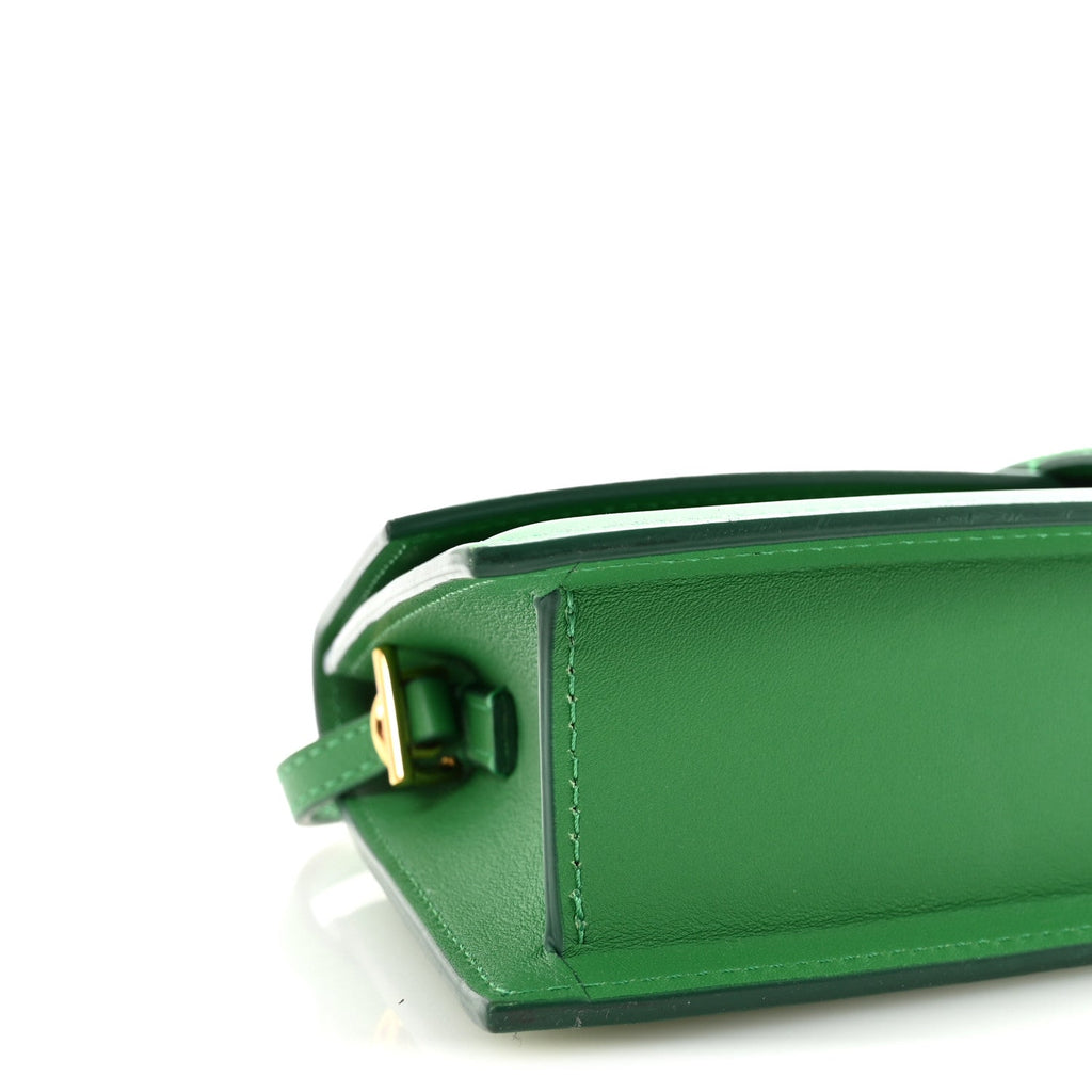 Smooth Calfskin Le Bambino Long Green