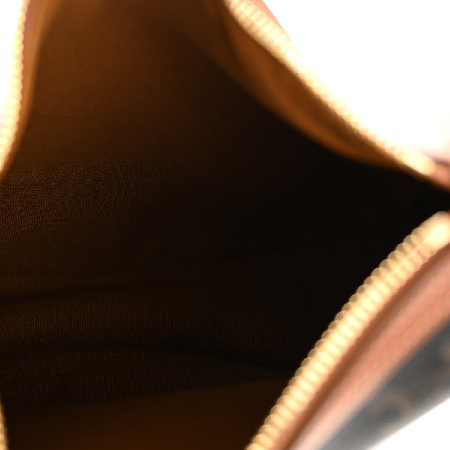 Calfskin Triomphe Canvas Small Heloise Shoulder Bag Tan