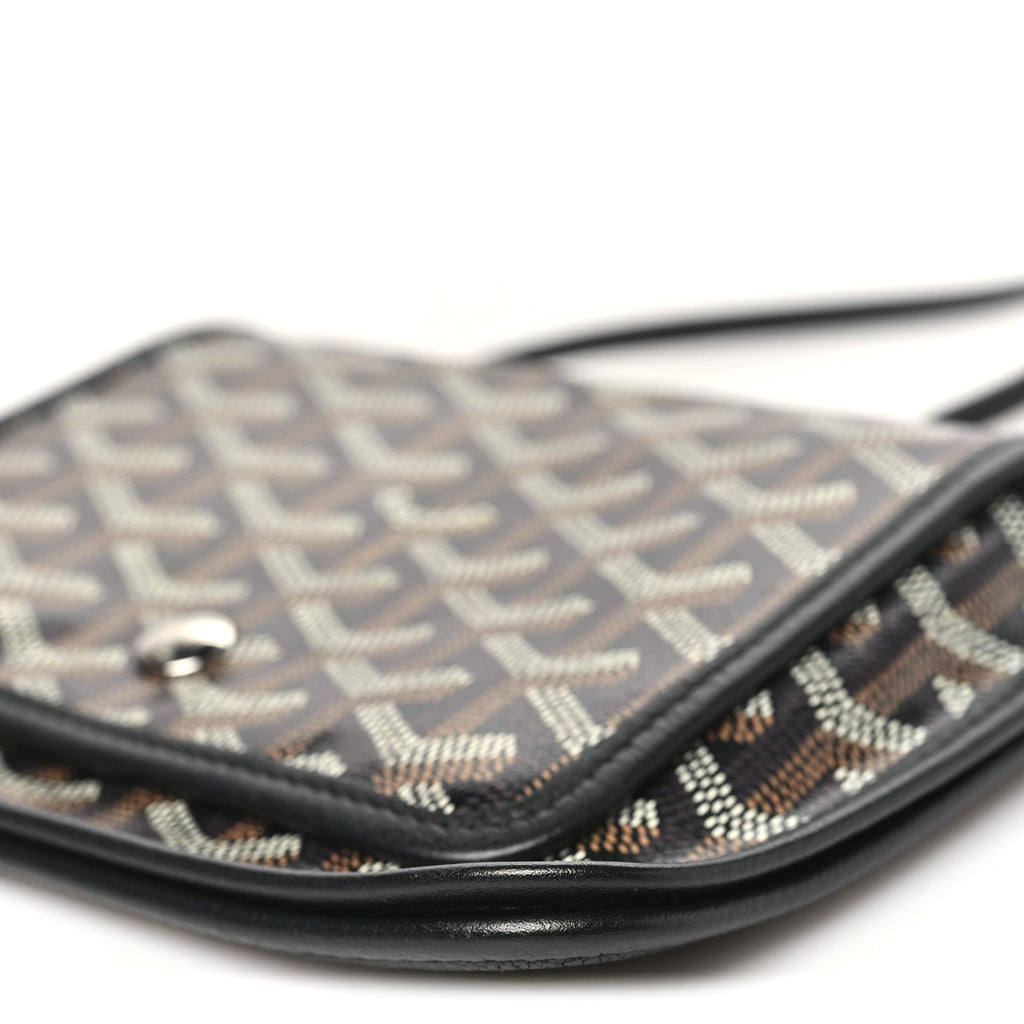 Goyardine Plumet Wallet Clutch Black