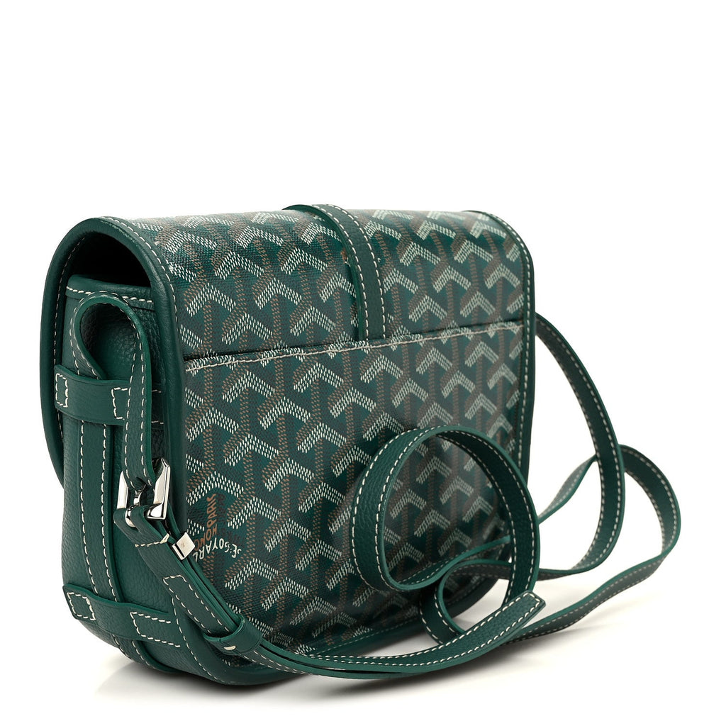 Goyardine Belvedere II PM Messenger Bag Green